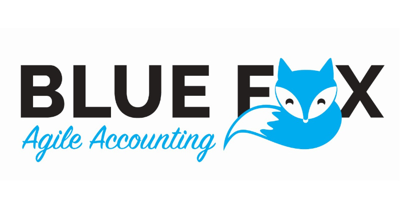 Blue Fox Logo Horizontal (For Web) - Chantal L Sheehan