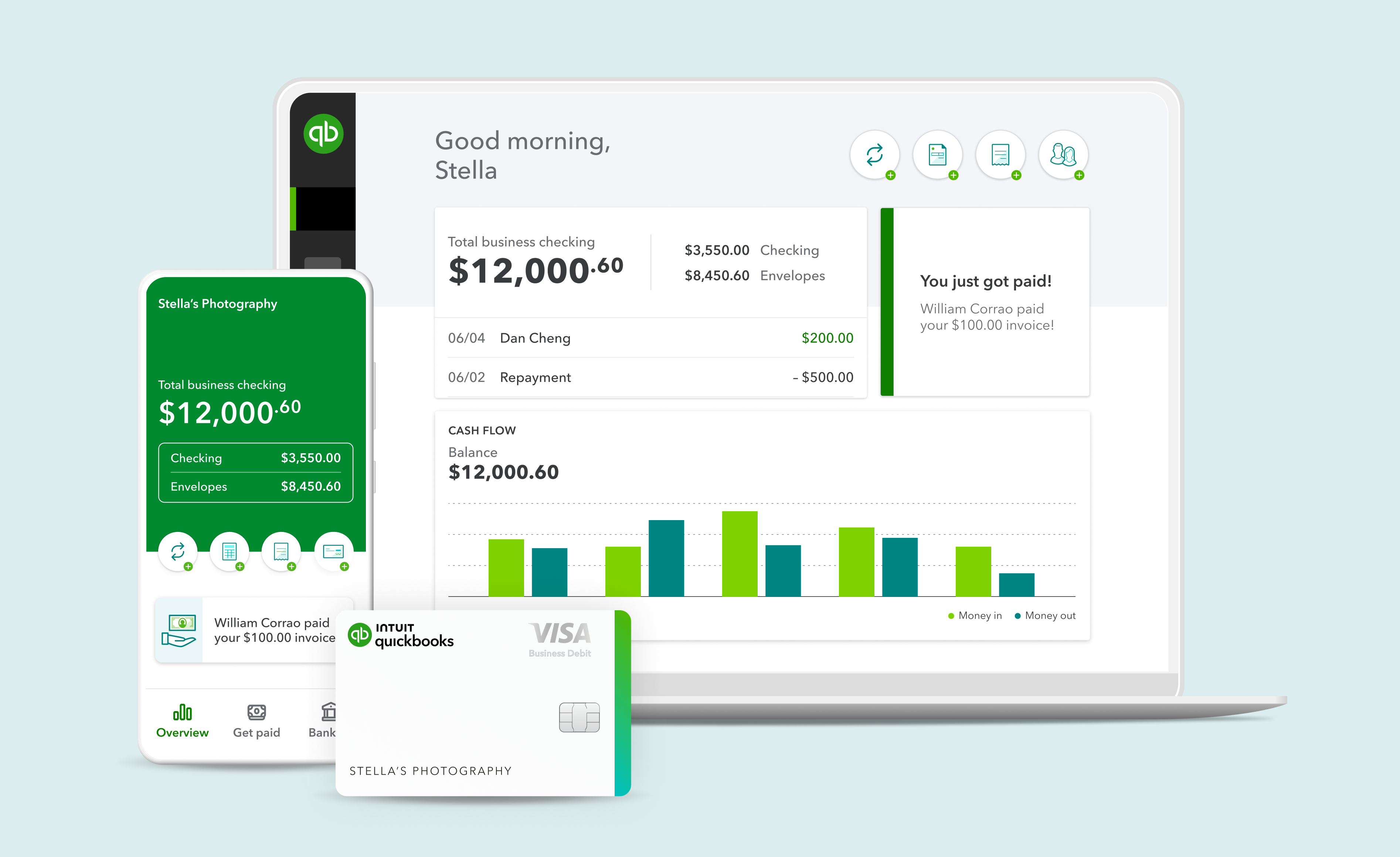 QuickBooks Money for PR