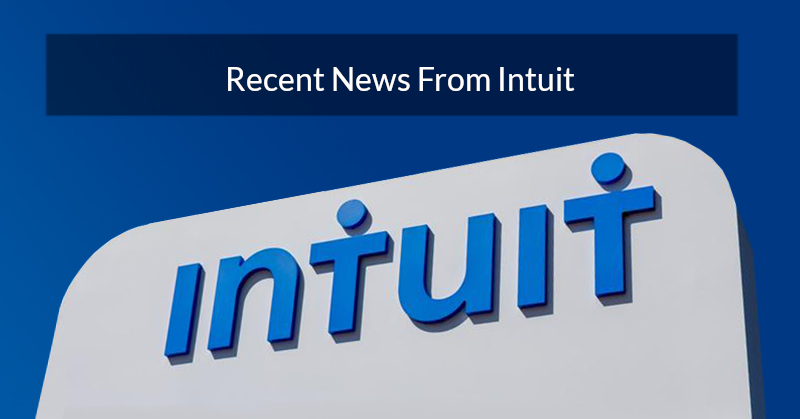 Recent News From Intuit QuickBooks