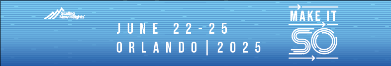 Banner image for Scaling New Heights 2025, the premier accounting technology conference in the United States. The image features the conference theme and dates.