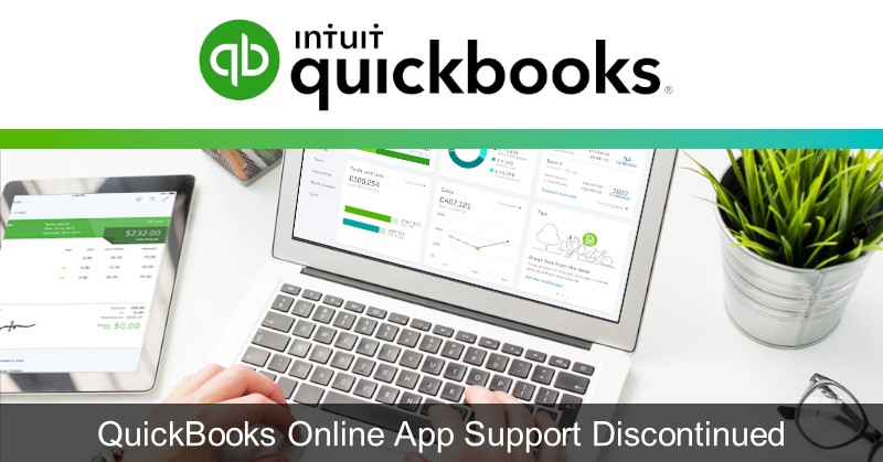 QuickBooks Online App Support Discontinued