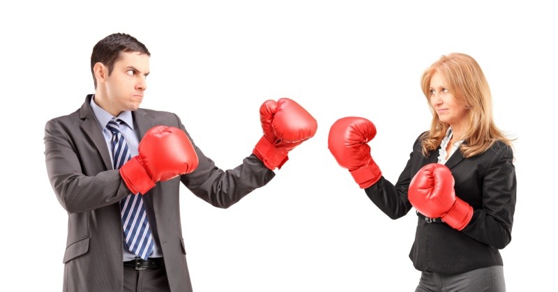 Boxing techniques can be similar to those in business. 