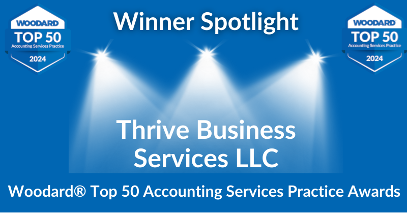 Top 50 Client Accounting Services Winner Thrive Business Services